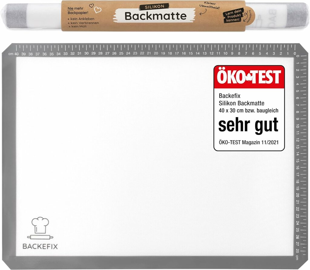 Backmatte ohne Schadstoffe OEKO Test geprüft