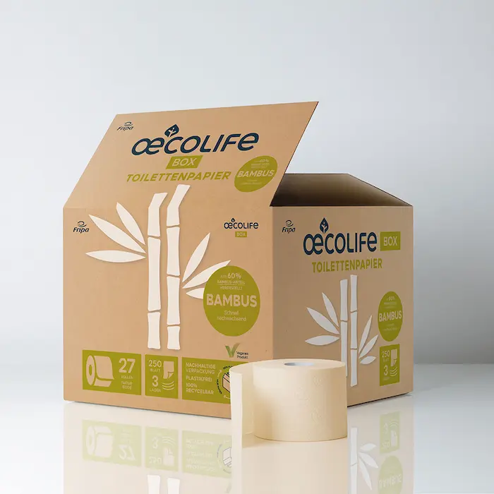 Bambus WC-Papier - nachhaltige Variante zu herkömmlichen Toilettenpapier