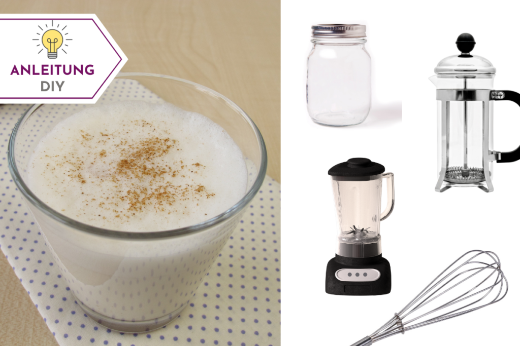 4 kreative Methoden zum Milch aufschäumen ohne Plastik!
