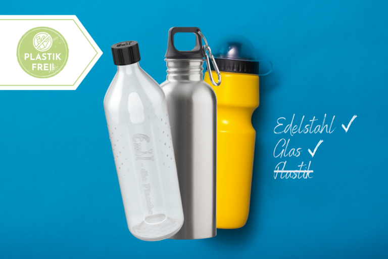 Trinkflasche ohne Plastik umweltfreundlichere und gesündere Alternativen