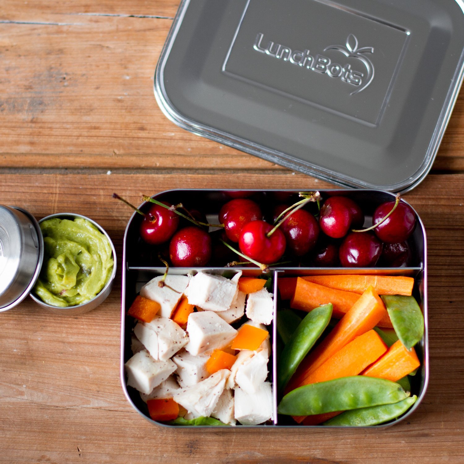 Brotbox ohne Plastik  TRIO von LunchBots 